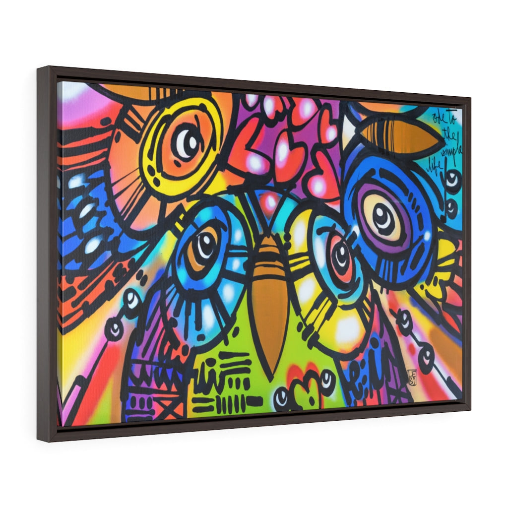 Ode to the Simple Life - Lebo Framed Premium Gallery Wrap Canvas